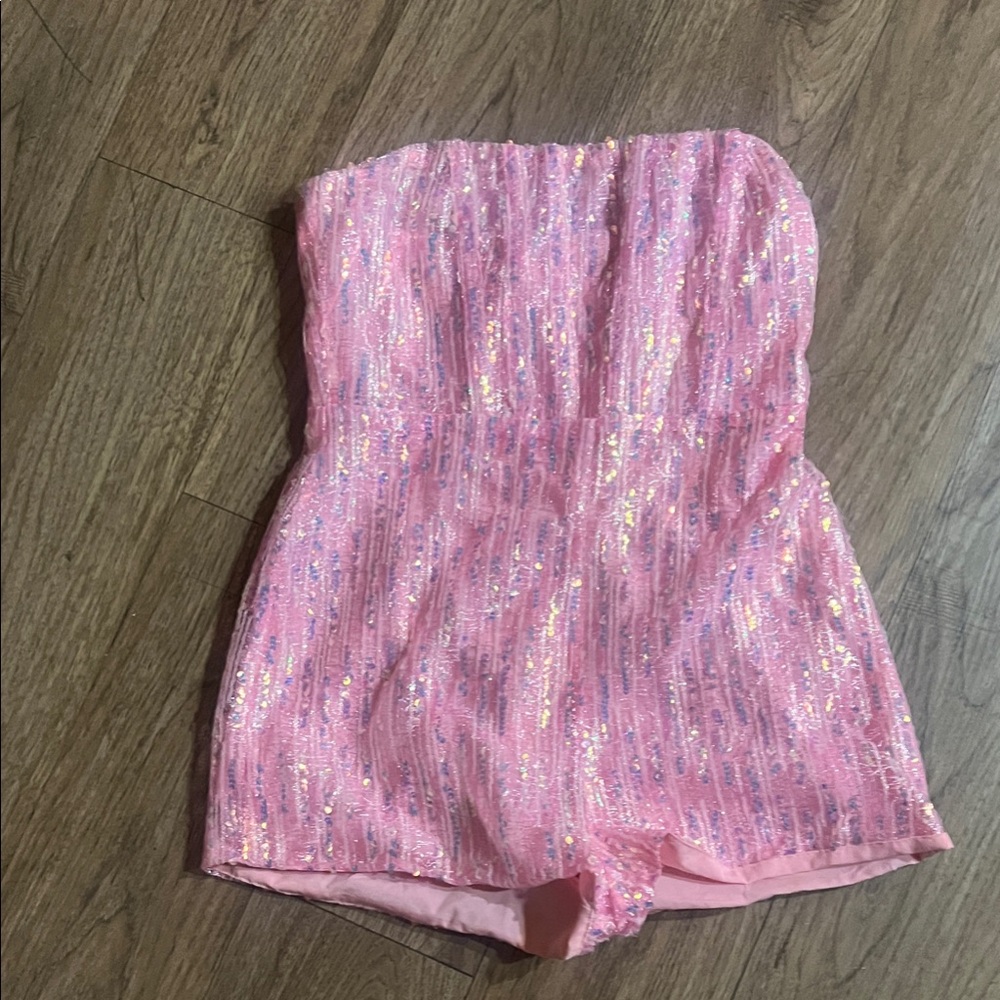 Sparkling Pink One Piece romper